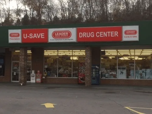 U-Save Drug Center storefront in the Highway 66 Shopping Center